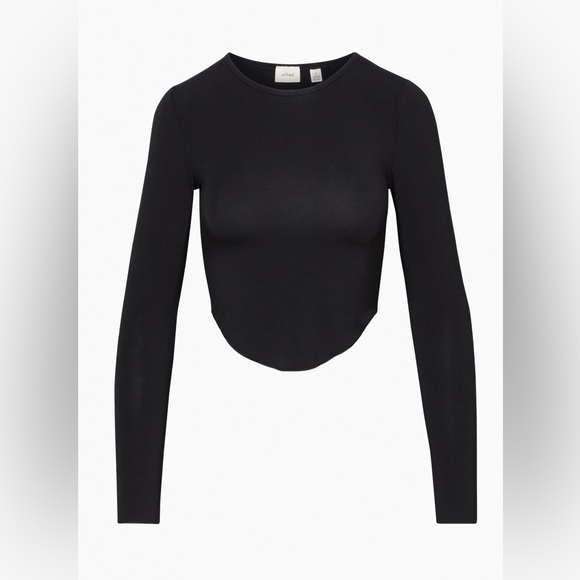 Aritzia Tops - Aritzia Wilfred Potion Longsleeve — Black